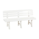 PANCHINA OLIMPIA RES. CM.150 3GAMBE BIANCO