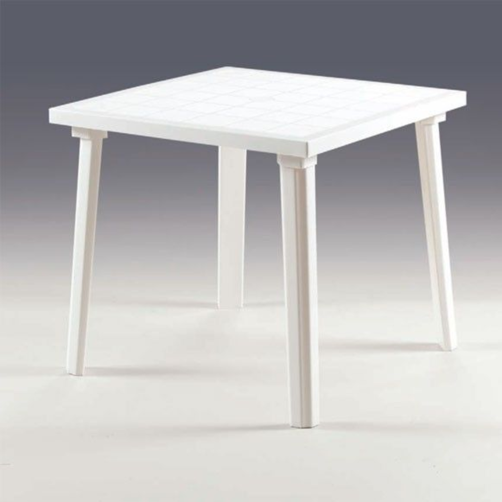 TAVOLO WEEKEND 80X80 BIANCO