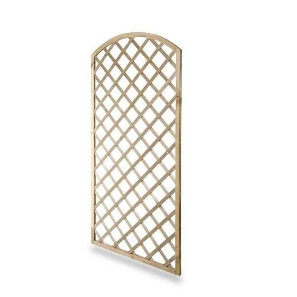 PANNELLO LEGNO GRIGLIATO CM.90X180 AD ARCO S/PIEDI PINO IMPREGNATO