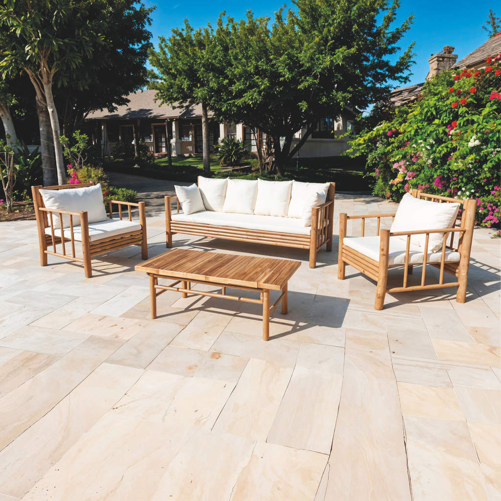 SET JAPUR-OLBIA CUSCINO ECRU' BAMBOO