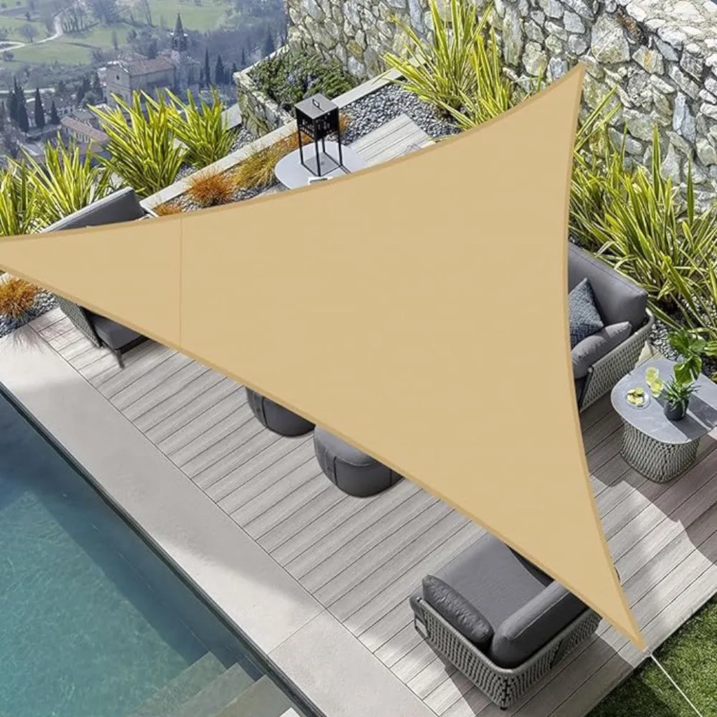 VELA OMBRA TRIANGOLO MT.3,6X3,6X3,6 ECRU'