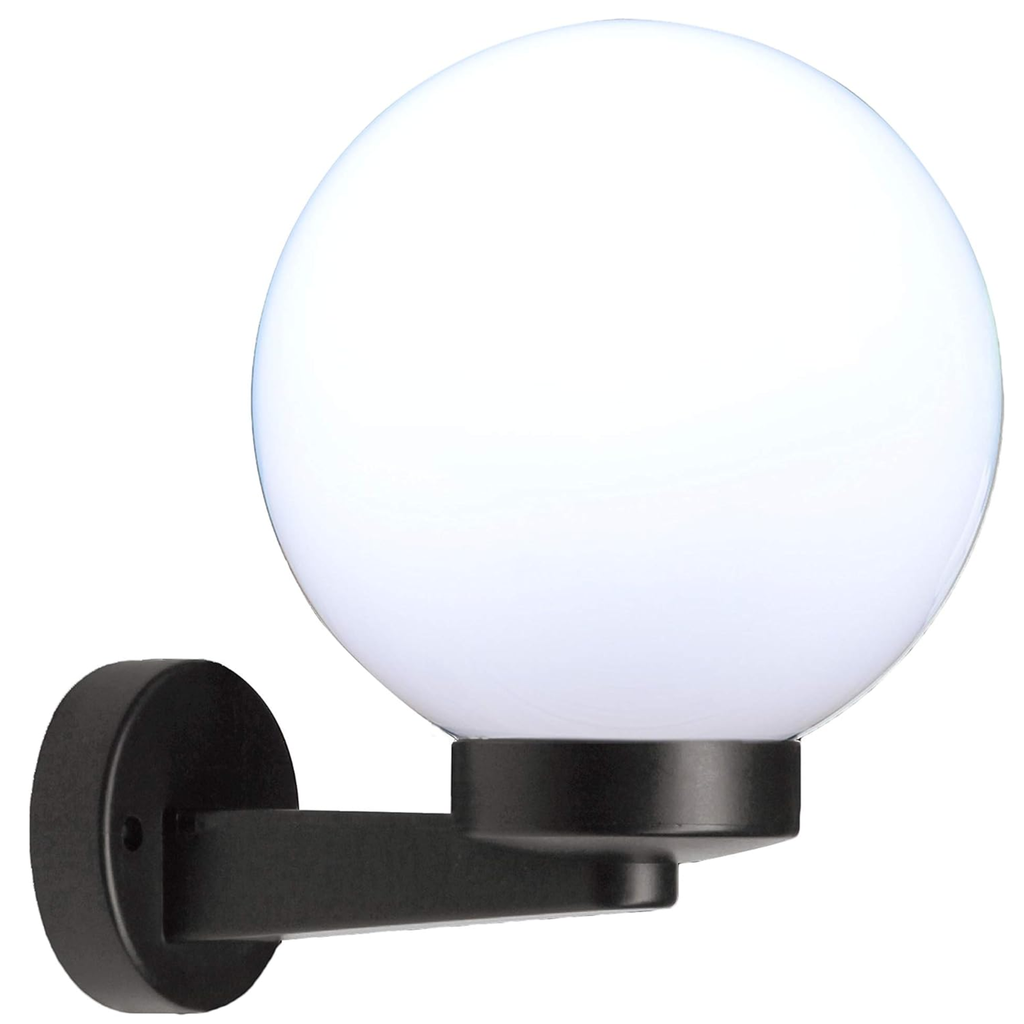 APPLIQUE CON SFERA X ESTERNO 200MM E27 BIANCO SPH202P