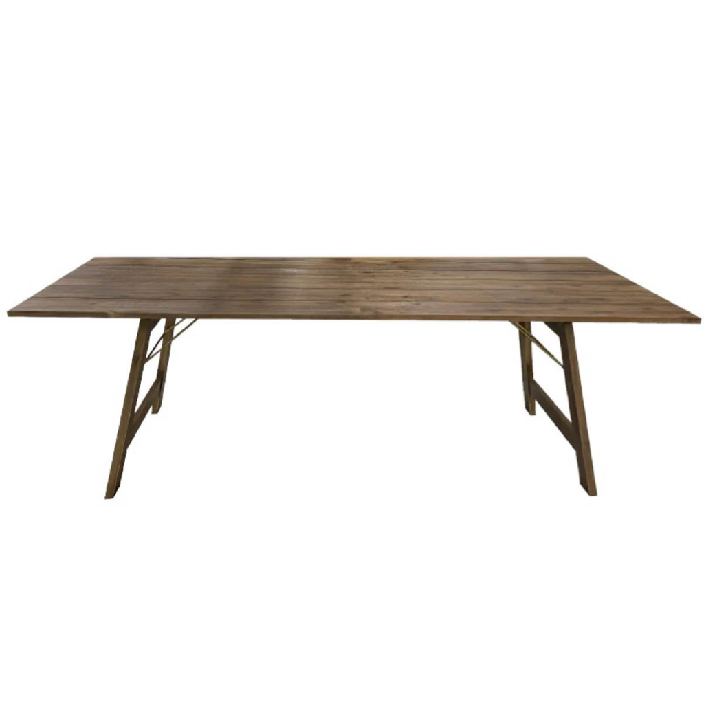 TAVOLO PIEGH.RIMINI CM.220X90XH74 ACACIA ANT.
