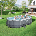 PISCINA POWER STEEL FRAME OVALE 56620 427X250X100 CM