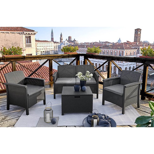 [177060] SET VENEZIA 2 POSTI GRAFITE