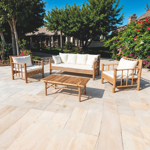 [190162] SET JAPUR-OLBIA CUSCINO ECRU' BAMBOO