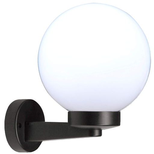 [203770] APPLIQUE CON SFERA X ESTERNO 200MM E27 BIANCO SPH202P