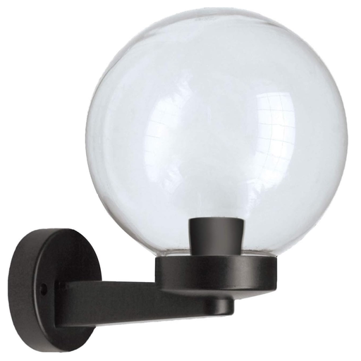 [203771] APPLIQUE CON SFERA X ESTERNO 200MM E27 TRASP. SPH206P