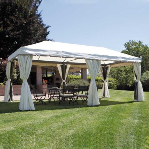 [059237] GAZEBO NEBRASKA ALU MT.6X3 ECRU'