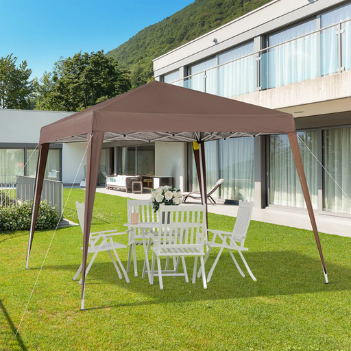 [074477] GAZEBO MT.3X3 ECRU' PIEGHEVOLE