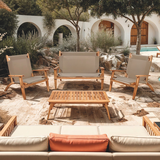 [088233] SET PRIMAVERA PIEGH.PZ.4 ACACIA OL.TESS.SABBIA