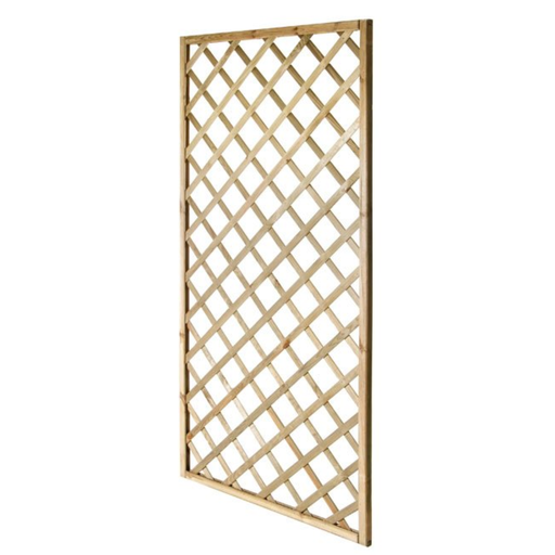 [097906] GRIGLIA LEGNO GARDEN RETT. 90X180CM