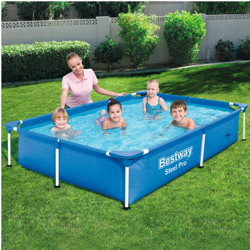 [152536] PISCINA STEEL PRO POWER FRAME RETTANGOLARE 56401 221X150X43
