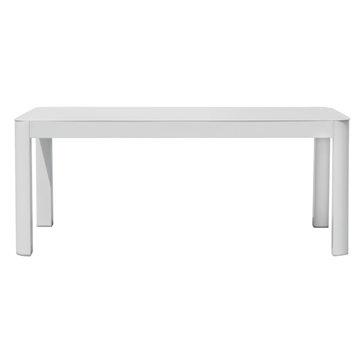 [163048] TAVOLINO COFFEE SET MARSIGLIA ALU BIANCO