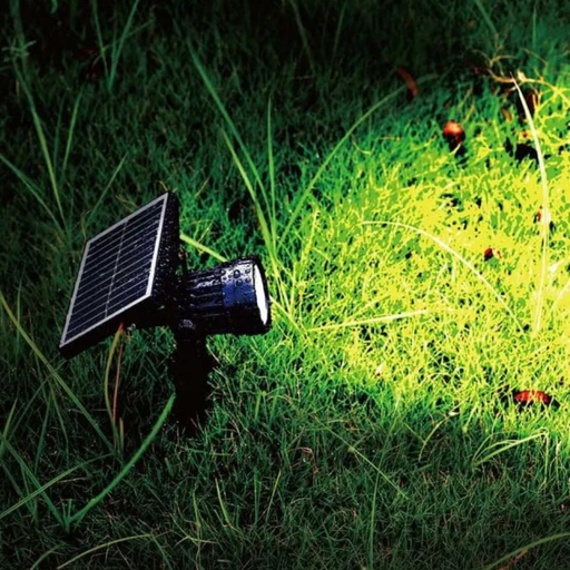 [163846] FARETTO LED DA GIARD. CON PICCHETTO+PANN. SOL 2W 4000K